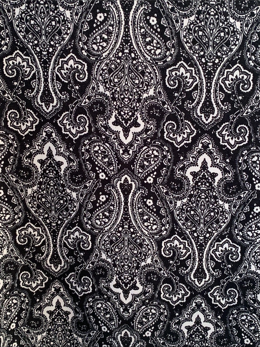 Rachel Rachel Paisley Tunic Blouse- Black & White - Picture 5 of 7